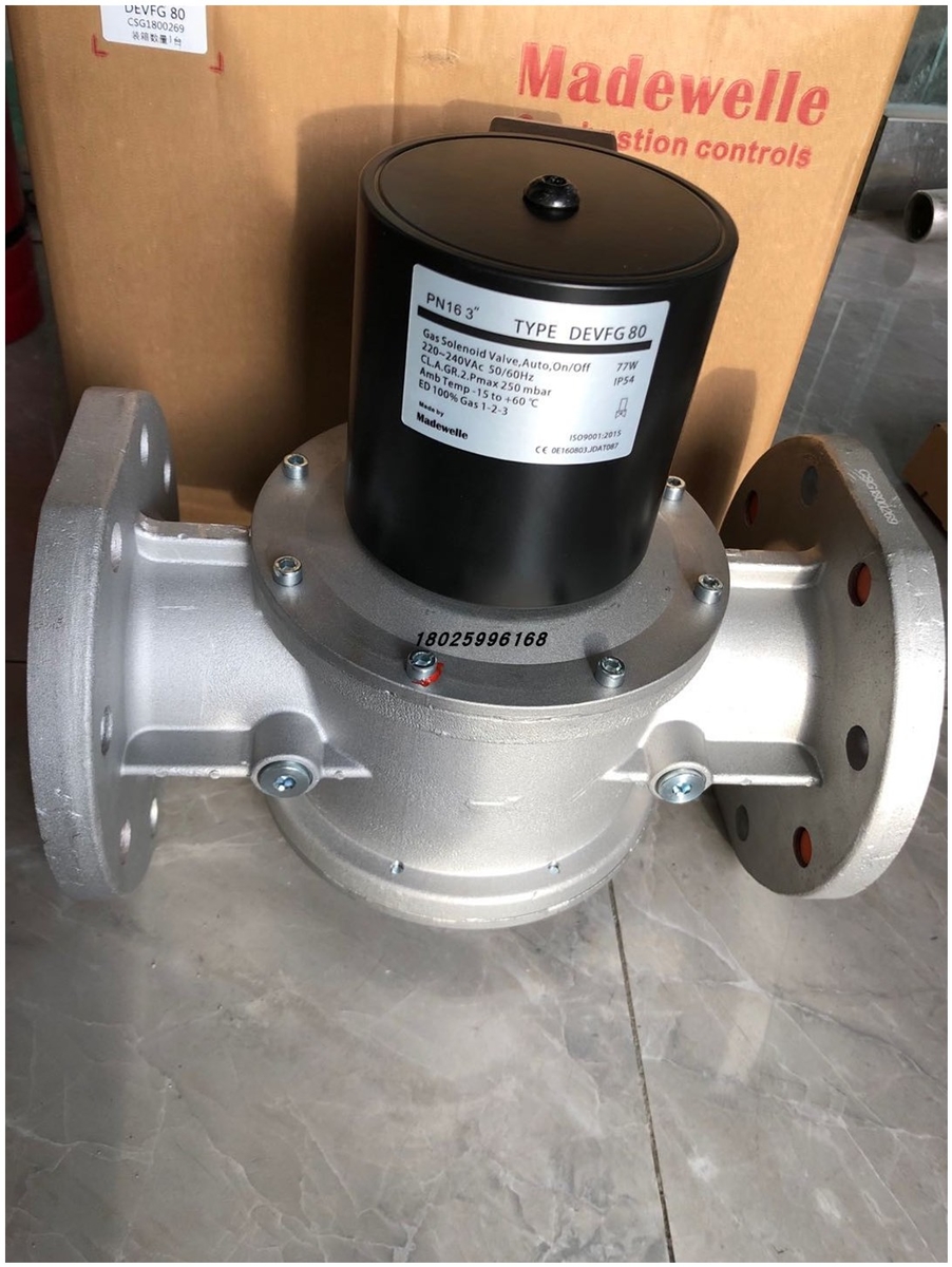 DEVFG65 DEVFG80 DEVFG100 United States Ignition Gas Solenoid Valve for Madewelle STOCK 209