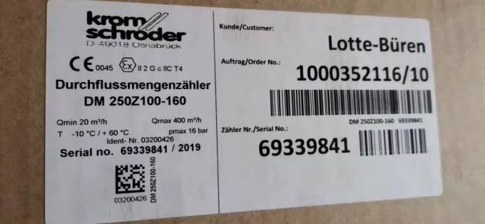 Q160 DN80 PN16 Quantometer Flow Meter Transformer for Honeywell Elster Futures Boiler Parts