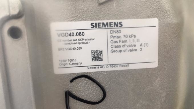 SIEMENS VGD40.080 Gas Valve Francois Stock 20 Original and New