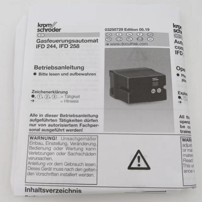 KromSchroder IFD258-5/1W   the Order No. 84621630  Burner Controller   Original and New STOCK