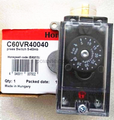 C60VR40040 Boiler Pressure Switch United States Ignition Gas Solenoid Valve for Honeywell Stock 200 RESIDEO