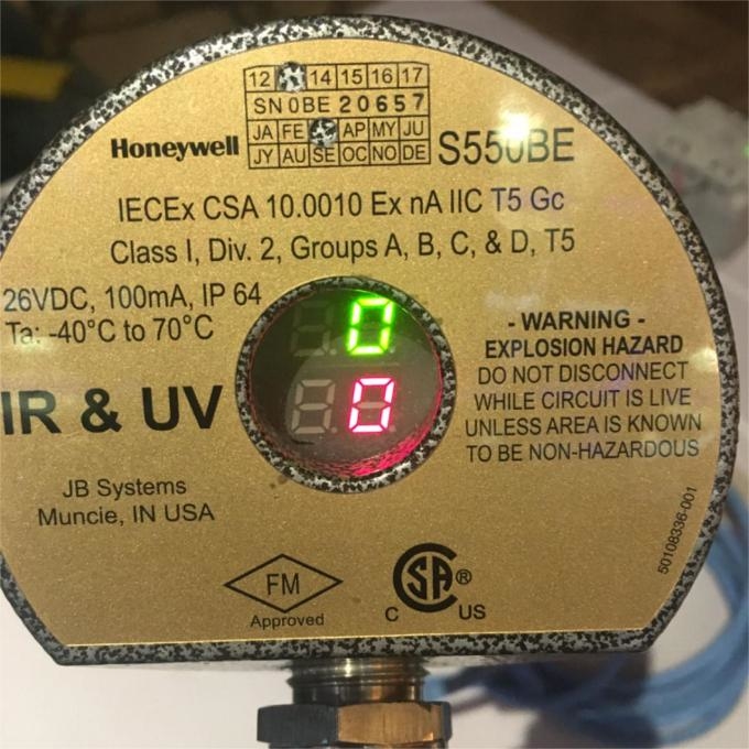 S550BE Infrared Ultraviolet Integrated Explosion-proof Flame Detector for Honeywell STOCK 20