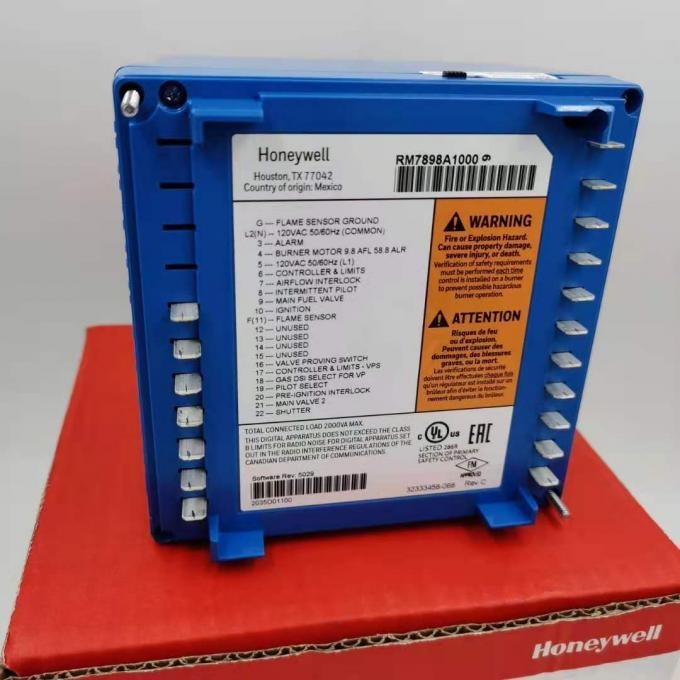 Honeywell RM7898A1000 Combustion Controller boiler parts Spot 200 Made in USA 220V