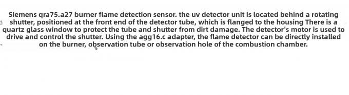 Siemens Photoelectric Eye (SIEMENS) QRA75.A17 Series Flame Detector