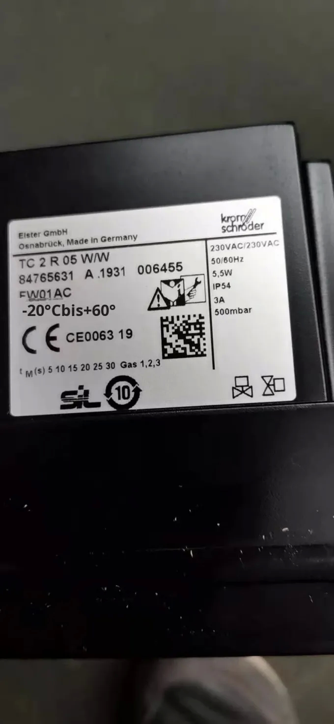 German Kromschroder Leak Detector TC1C05W/W TC3R05Q/Q Boiler Parts Original Ready to Ship