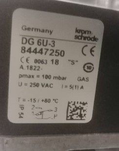 Kromschroder Germany DL3A-3 DL3KG-3WZ Pressure Switch 250VAC DL3A-3Z DL3AG-6K2 in Stock Original
