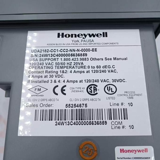 Honeywell Secondary Meter for Acid-Base Concentration Measurement PH Model UDA2182-PH1-NN2-N-0000-EE Stock Original