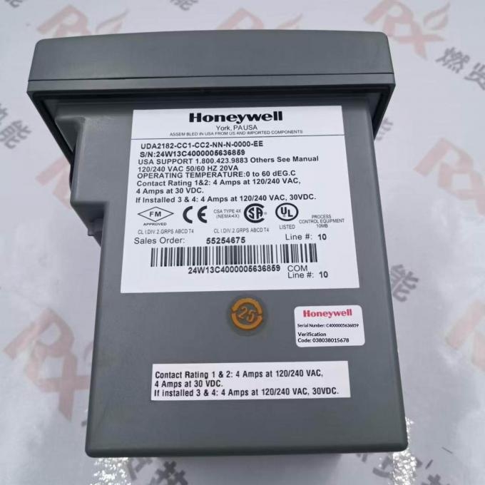 Honeywell Secondary Meter for Acid-Base Concentration Measurement PH Model UDA2182-PH1-NN2-N-0000-EE Stock Original