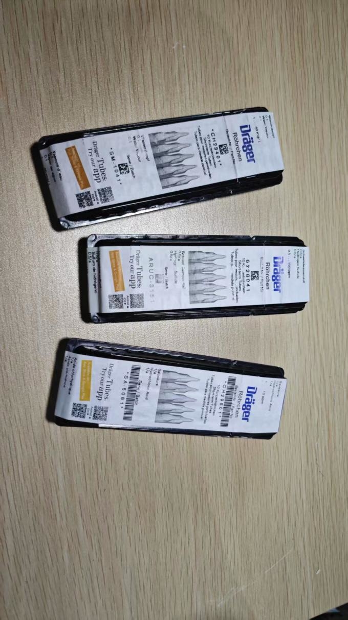 Drager High Accuracy  Gas Detection Tubes CO CO2 NO2 O2 HS SO2  Water Vapor HCL CL2 H2 Original New