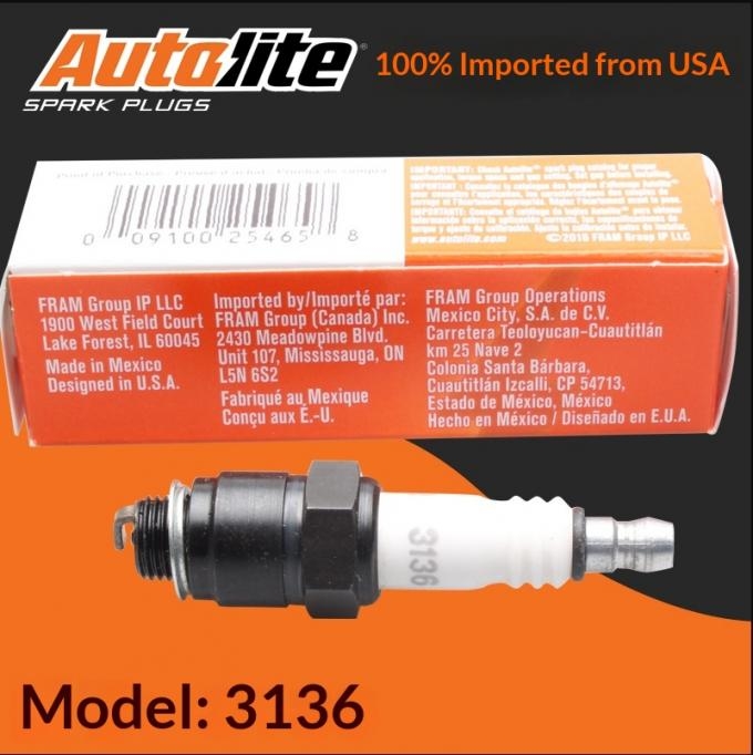 Stock Original 3136  Plugs 3116 North American burner Ignition Electrode Ignition Rod Autolite  Made in USA