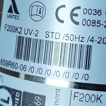 Lamtec Flame Detector F200K UV-2 for Flow Control