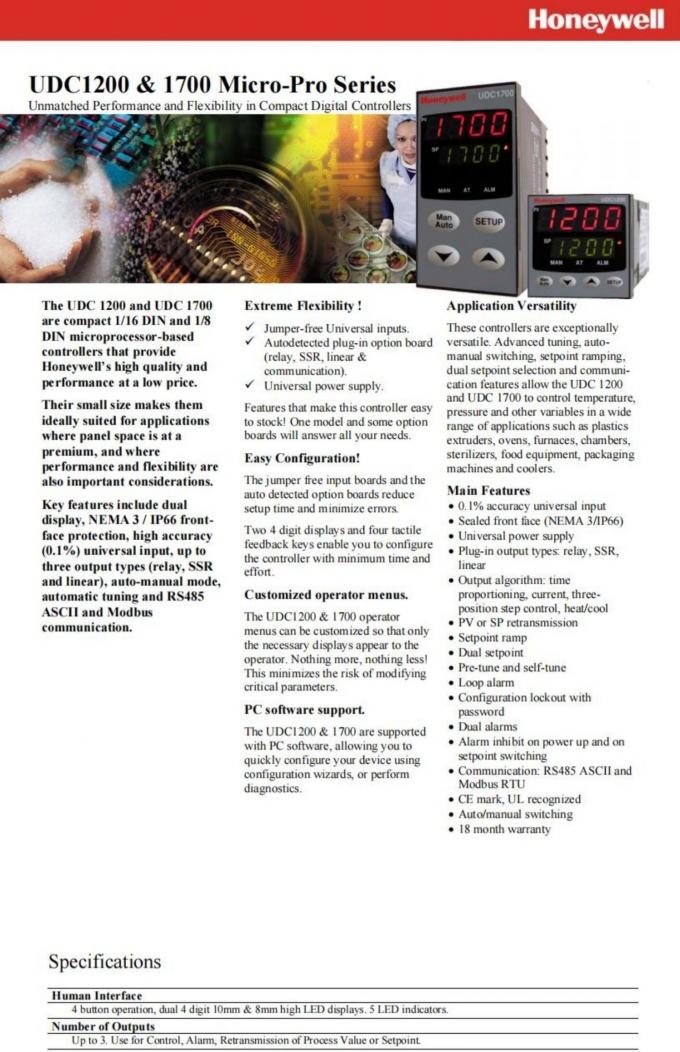 Honeywell Limit ControllerDC120L10002000  Original and Stock 1 Year Warranty