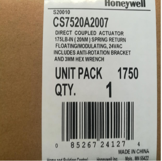 U.S. Honeywell Actuator CS7520A2205 in Stock Original Discontinued