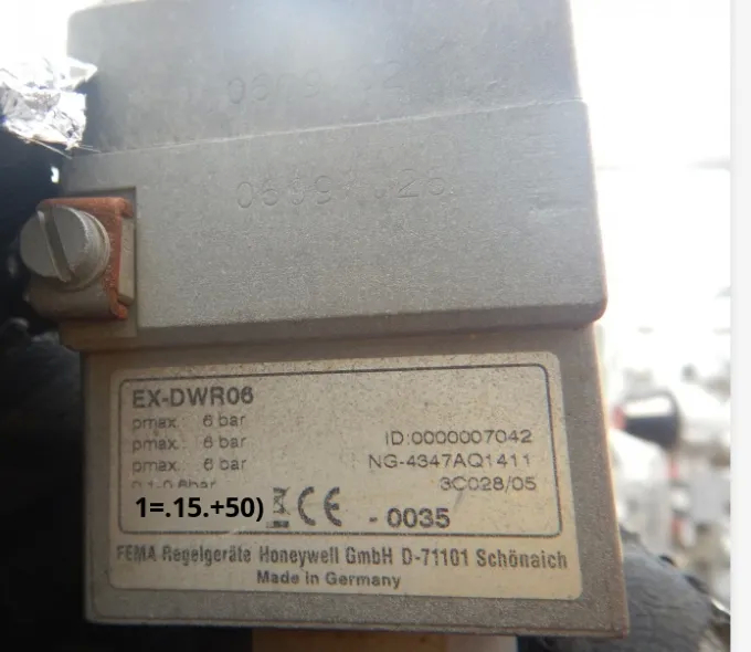 Honeywell FEMA Gas Pressure Switch EX-DNS1 Original EX-DCM4016 1 Year Warranty Order 6 Weeks