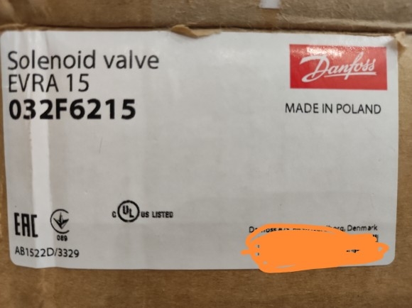 For Evaporator Solenoid ValveEVRA15  032F6215  with 1 Year Warranty-New Stock 100% ORIGINAL