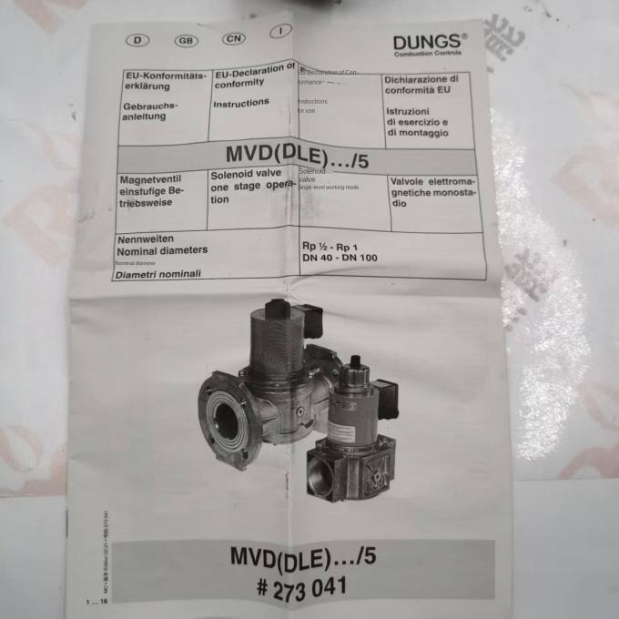 DUNGS Solenoid Valve MVD 215/5 MVD220/5 Diameter Threaded Connection Engine Core Component 1 Year Warranty