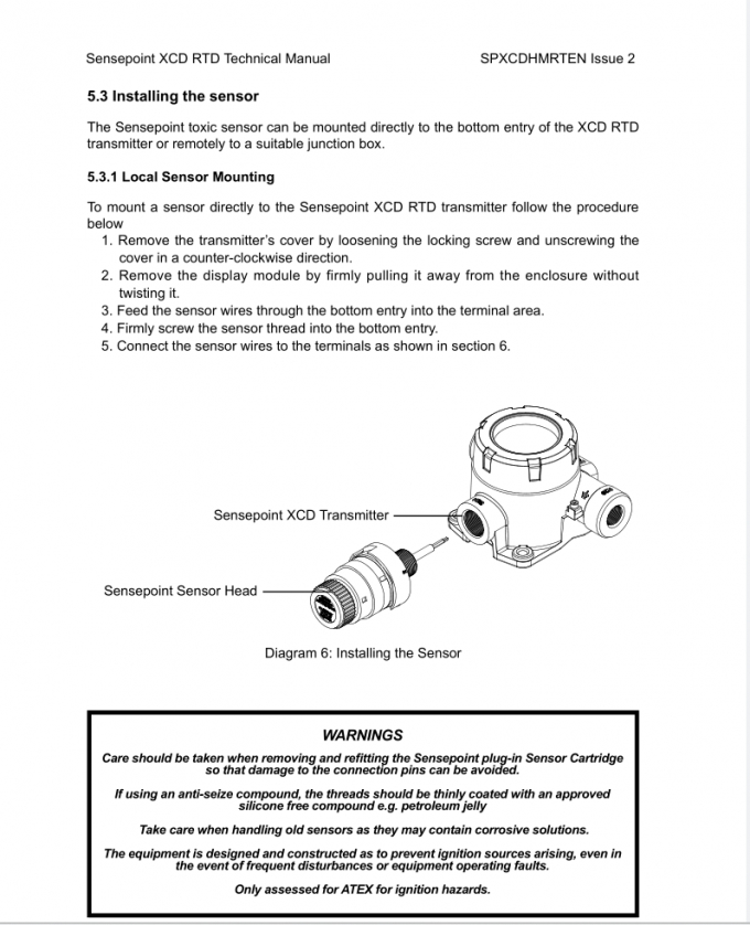 Sensepoint XCD Combustible gas detector Honeywell SPXCDALMRX Infrared Gas Detector Electrical Equipment Now  Stock