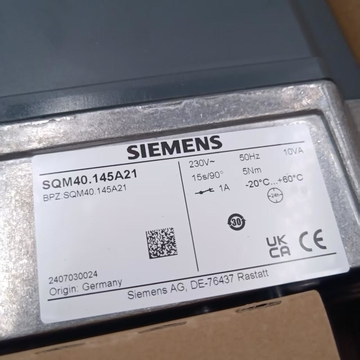 Siemens  SQM40.145A21  Combustion Program Controller New in Stock Germany PLC PAC & Dedicated Controllers