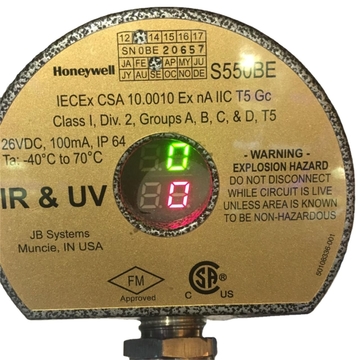 S550BE  Infrared Ultraviolet Integrated Explosion-proof Flame Detector for Honeywell STOCK 20