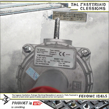 PIETRO-FIORENTINI  FMF 300610003AF Gas Pressure Regulator for Burners Designed for Burners and Boilers Original