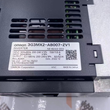 OMRONL Inverter 3G3MX2-AB007-ZV1 380V 3-Phase Power Japan Stock