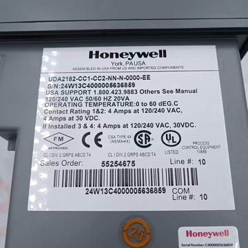 Honeywell Secondary Meter for Acid-Base Concentration Measurement PH Model UDA2182-PH1-NN2-N-0000-EE Stock Original