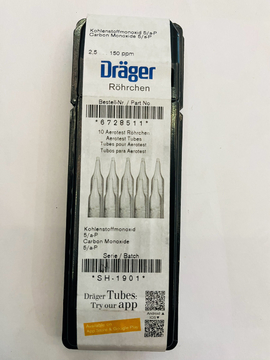 Drager Germany High Accuracy Gas Detection Tube H2 HCL O2 CO2 HCL SO2 HS Original and New