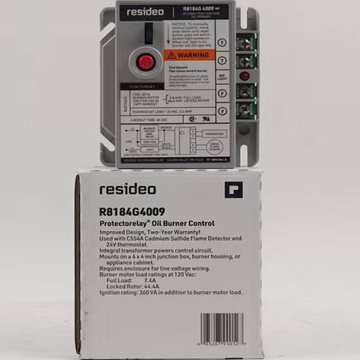 Honeywell Resideo Commercial Domestic Boiler Controller 120V AC ProtectoRelay R8184G4009 Spot WL8B2WB/B