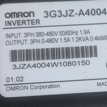 Japan Inverter 3G3JZ-A4004 Original Machine  Made in China New