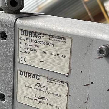 DURAG Flame Detector D-VE 532-22/230AC/N Discount Price