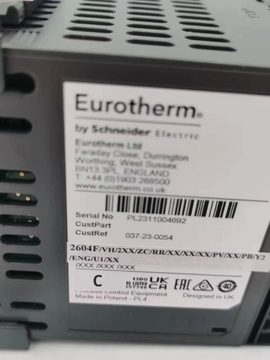 British Eurotherm Carbon Control Thermostat 2604/VH/121/XX/D4/XX/XX/XX/XX/Y2/XX/ENG/XXX Original with One-Year Warranty