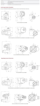 Honeywell Industrial Plastic Electric Butterfly Valve Actuator NOM16H0200P Analog 200Nm in Stock