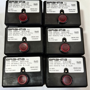 ITALY  Brahma Panama SM 592N.2 36283301 SM152N.2 TW5S TW10S 230V 7VA Combustion Controller   Plant Oil Burner